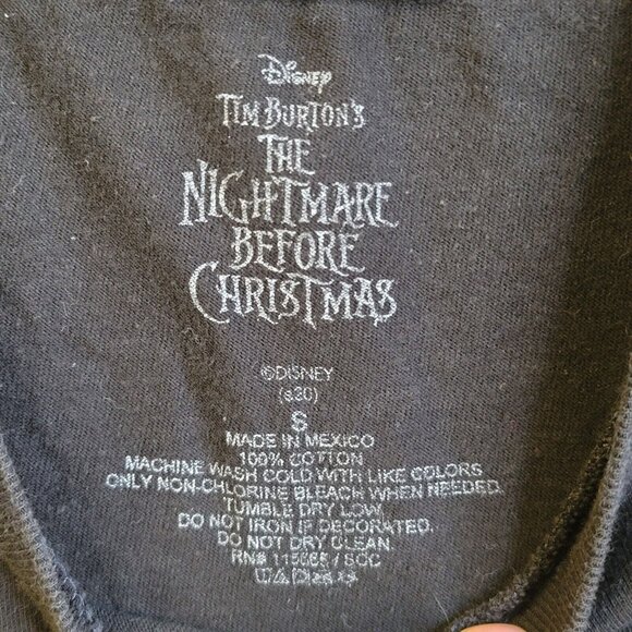 Jack Skellington The Nightmare‎ before Christmas Neon Poster T-Shirt S Pre-owned - Picture 5 of 8